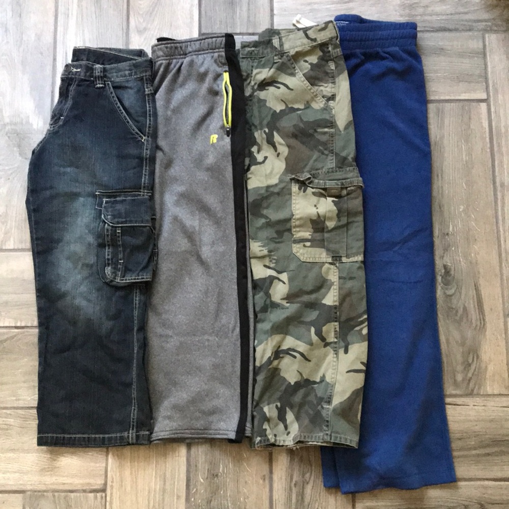 Big boys Husky 10-14 Pants (4 pair)